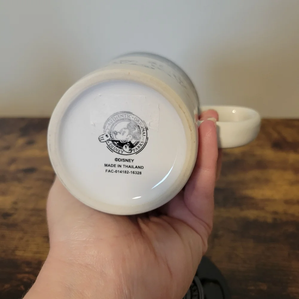 Disney Parks Cup of Magic Black and White Mug with Lid